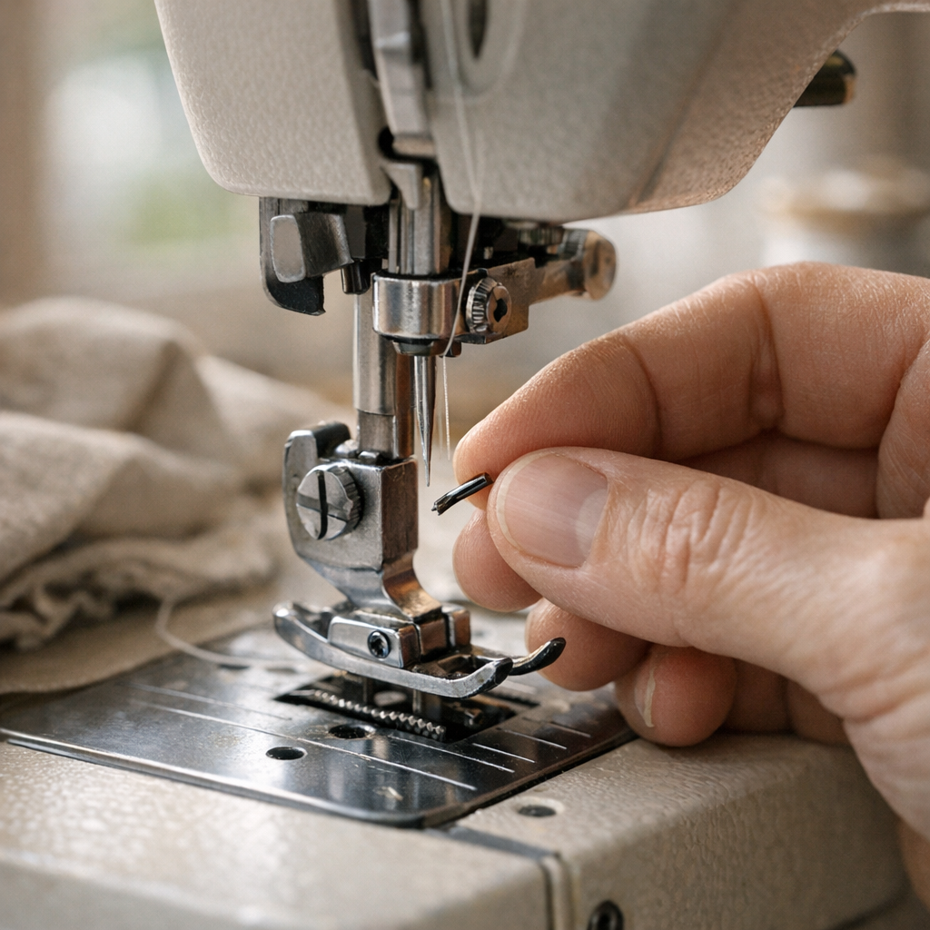 Pourquoi l’aiguille de votre Machine à coudre casse