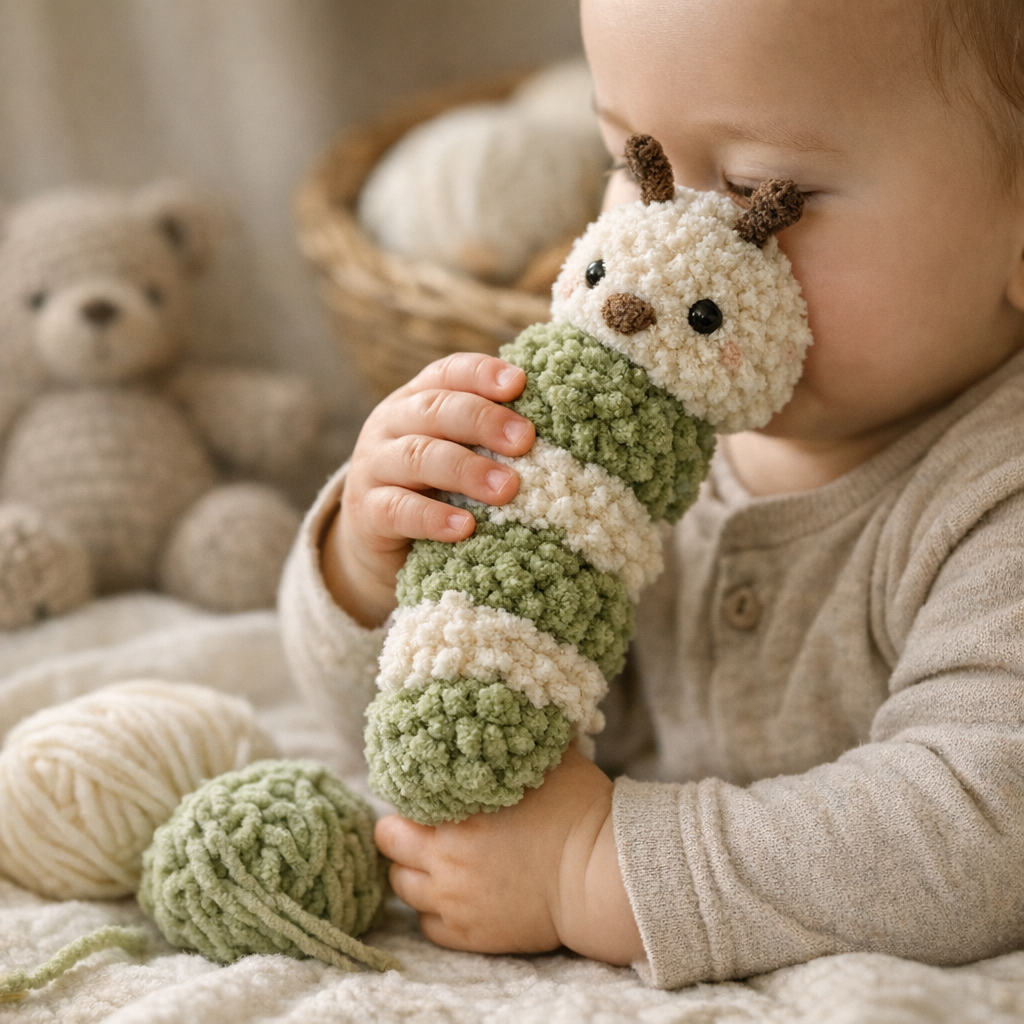 Le fil chenille est-il vraiment prudent pour un doudou ou un objet que bébé manipule et porte au visage ?