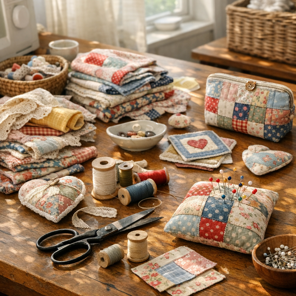 Quelles créations en tissu faciles peut-on coudre pour débuter ?