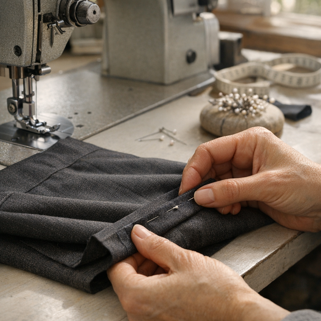 Comment faire un Ourlet invisible à la main ou à la machine