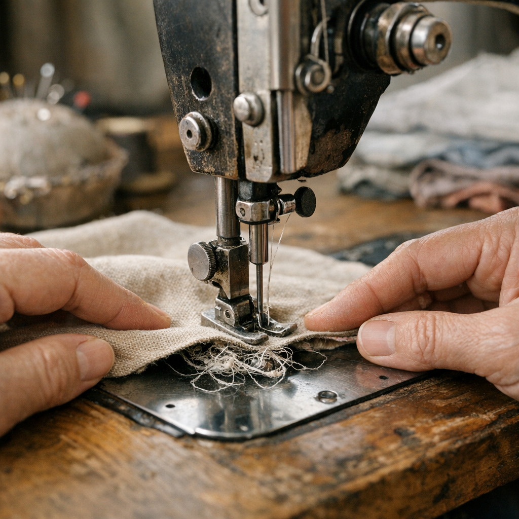 Pourquoi le fil bourre sous le tissu et comment le corriger
