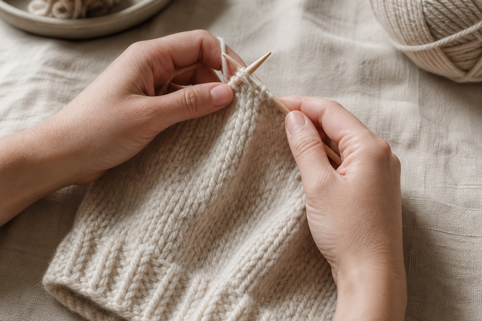 La fin d’un tricot se prépare dès les dernières mailles