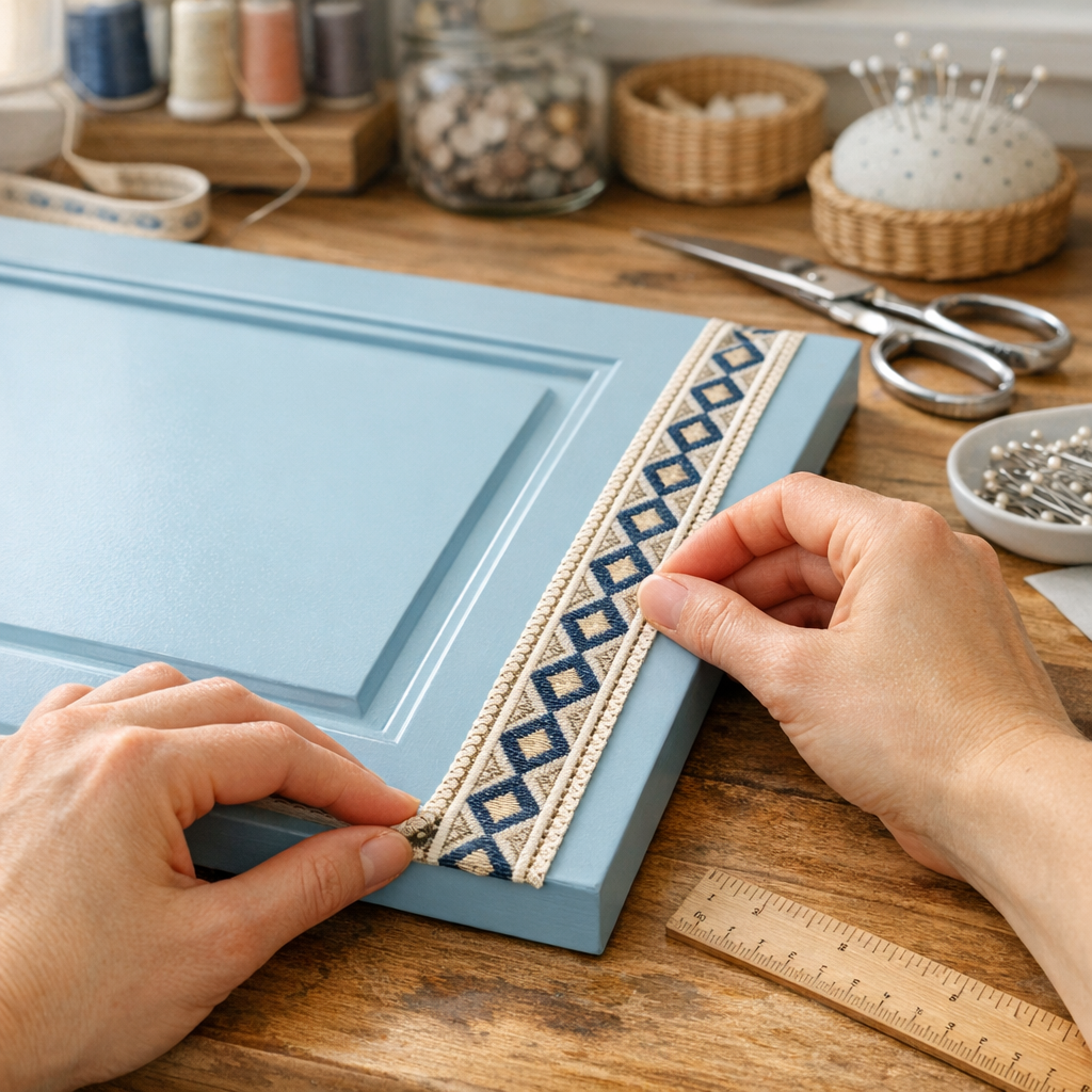 Comment poser un ruban décoratif sans faux pli