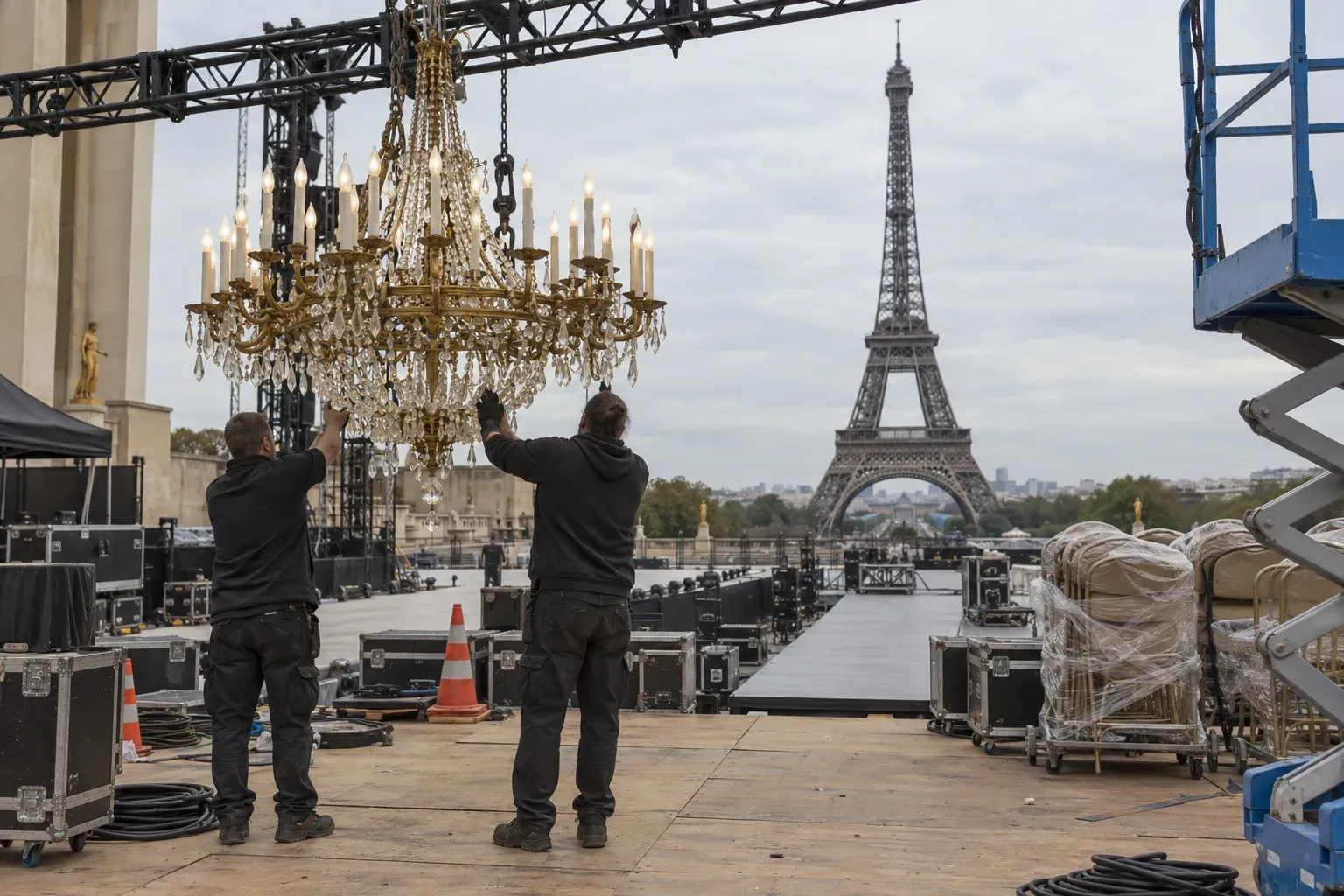 Saint Laurent habille tout son défilé d'or : pourquoi Vaccarello puise dans Oran, Marrakech et le salon impérial
