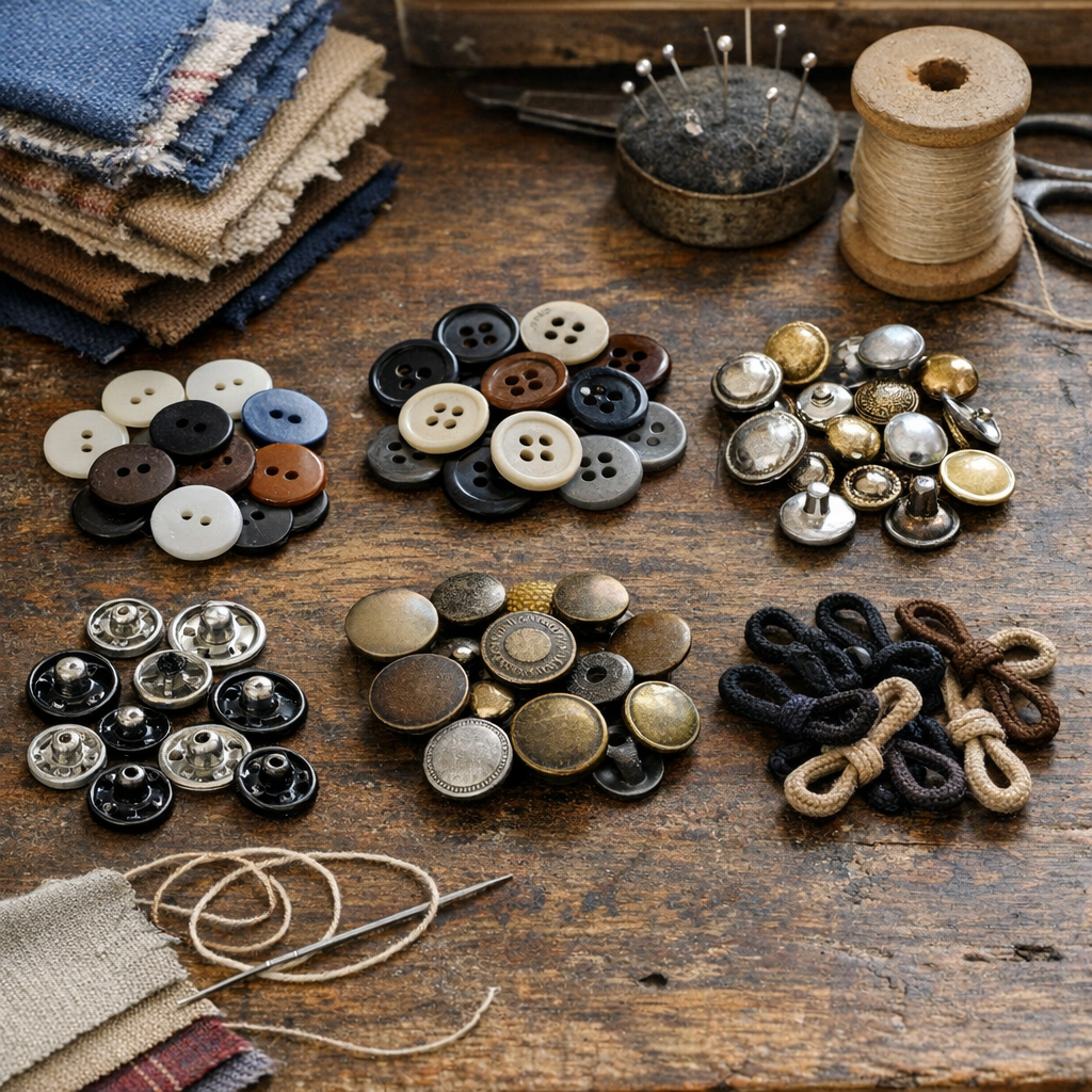Comment choisir les types de Boutons en couture